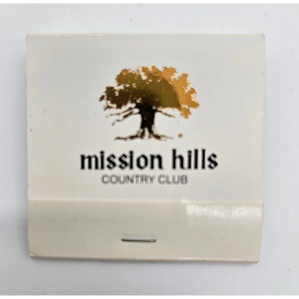Mission Hills‎ Country Club Matchbook Rancho Mirage California Home of Nabisco
